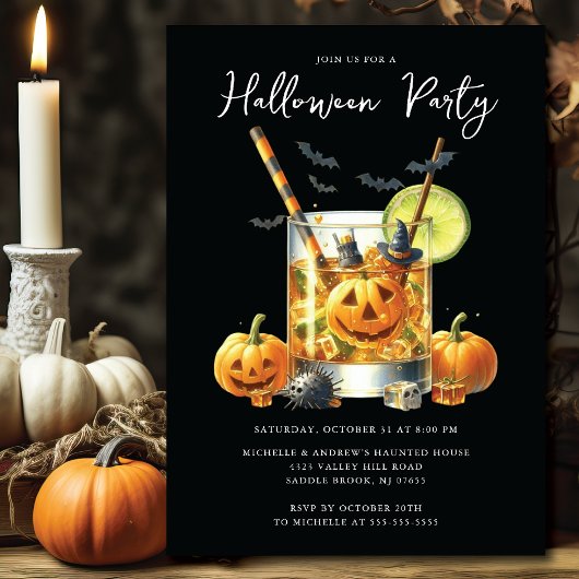 Invitation du Cocktail Halloween