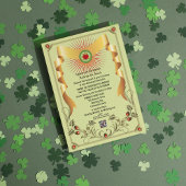 Invitation du code QR traditionnel Mariage irlanda