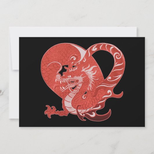 Invitation du coeur du dragon (Devant)