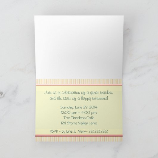 Invitation du comité de sélection de la retraite d (Intérieur)