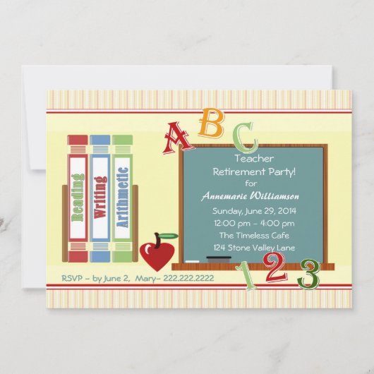 Invitation du comité de sélection de la retraite d (Devant)