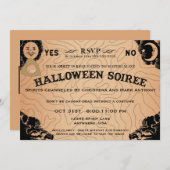 Invitation du comité d'Halloween Soiree Spirit (Devant / Derrière)