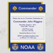 Invitation du commandant de bord de la NOAA (Devant / Derrière)
