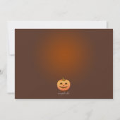 Invitation du concours de sculpture citrouille (Dos)