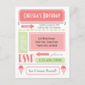 Invitation du cône de neige (Devant)