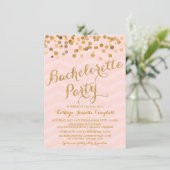 Invitation du Confetti Bachelorette Party (Debout devant)