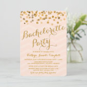 Invitation du Confetti Bachelorette Party (Debout devant)