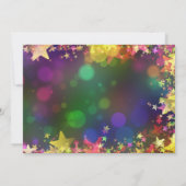 Invitation du Confetti Party (Dos)