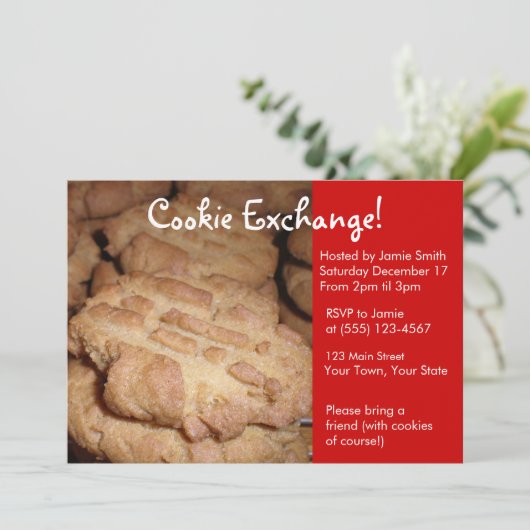 Invitation du Cookie Exchange Party (Debout devant)