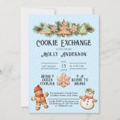 Invitation du Cookie Exchange Party (Devant)