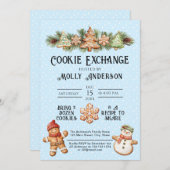 Invitation du Cookie Exchange Party (Devant / Derrière)