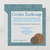 Invitation du Cookie Exchange Party (Devant / Derrière)