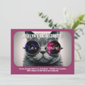Invitation du cool Cat Bachelorette Party (Debout devant)