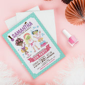 Invitation du cool et de la Spa de bachelorette