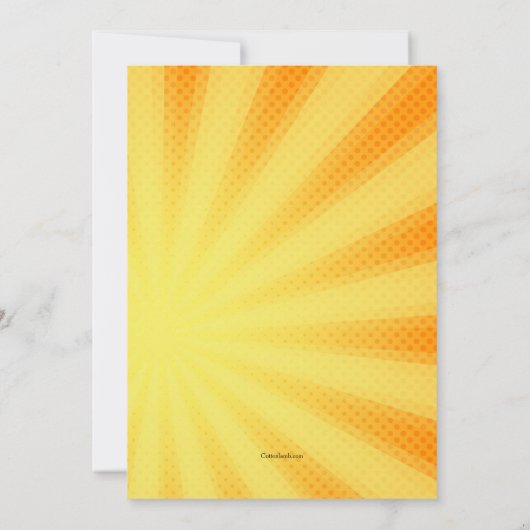 Invitation du coq du matin (Dos)