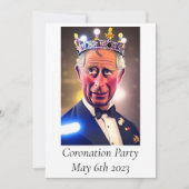 Invitation du Coronation Party (Devant)