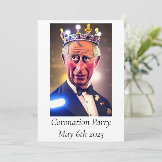 Invitation du Coronation Party (Debout devant)
