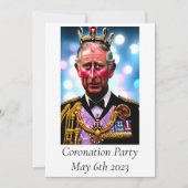 Invitation du Coronation Party (Devant)