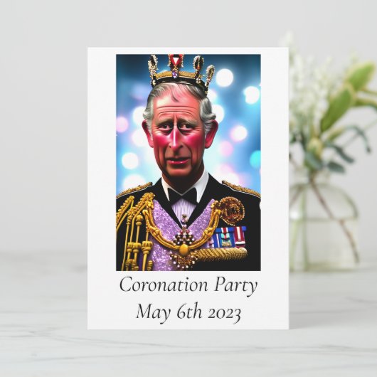 Invitation du Coronation Party (Debout devant)