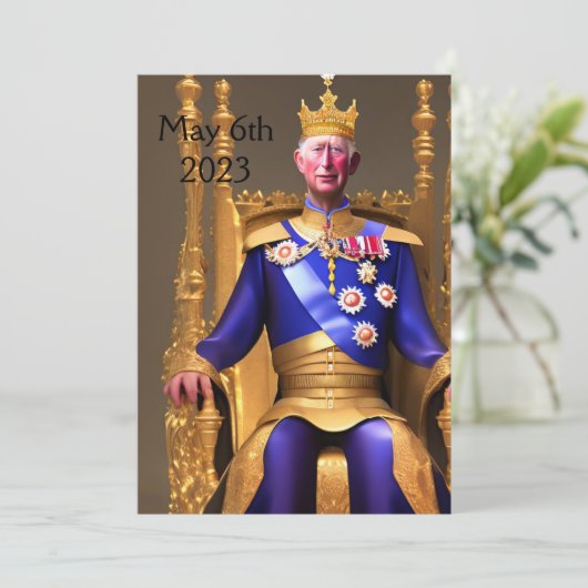 Invitation du Coronation Party (Debout devant)