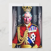 Invitation du Coronation Party (Devant)