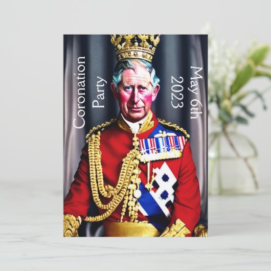 Invitation du Coronation Party (Debout devant)