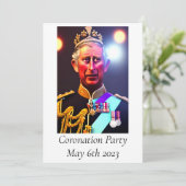 Invitation du Coronation Party (Debout devant)