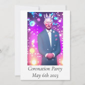 Invitation du Coronation Party (Devant)