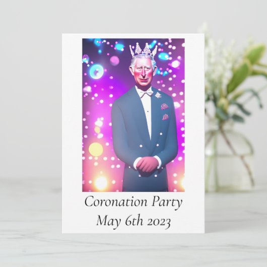 Invitation du Coronation Party (Debout devant)