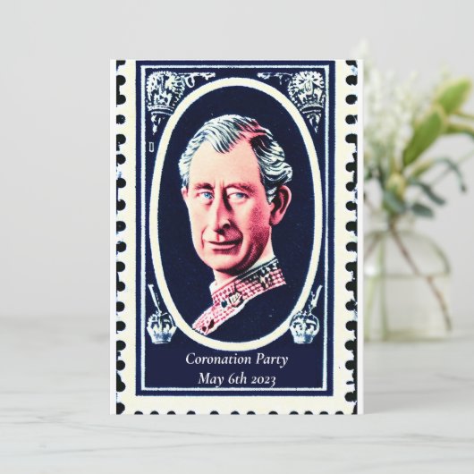 Invitation du Coronation Party (Debout devant)