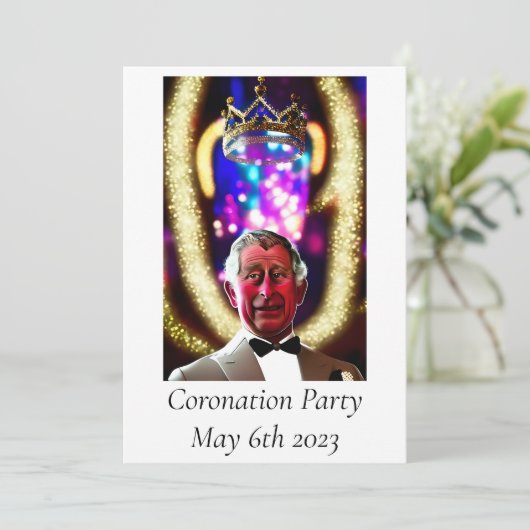 Invitation du Coronation Party (Debout devant)