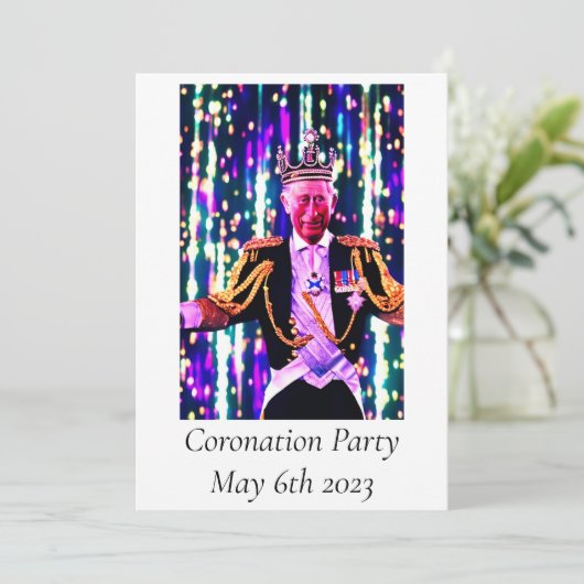 Invitation du Coronation Party (Debout devant)