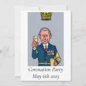 Invitation du Coronation Party (Devant)