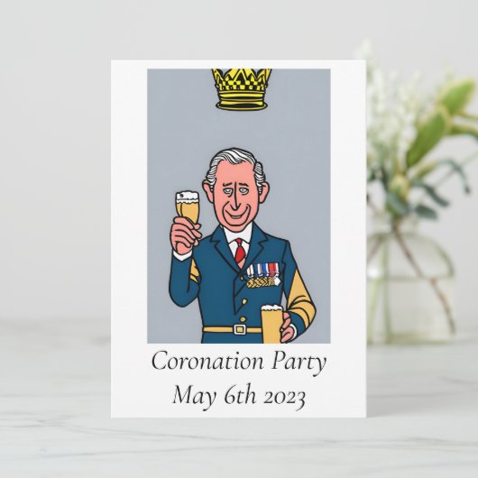 Invitation du Coronation Party (Debout devant)