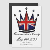 Invitation du Coronation Party (Devant / Derrière)