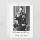 Invitation du Coronation Party (Devant)