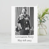 Invitation du Coronation Party (Debout devant)