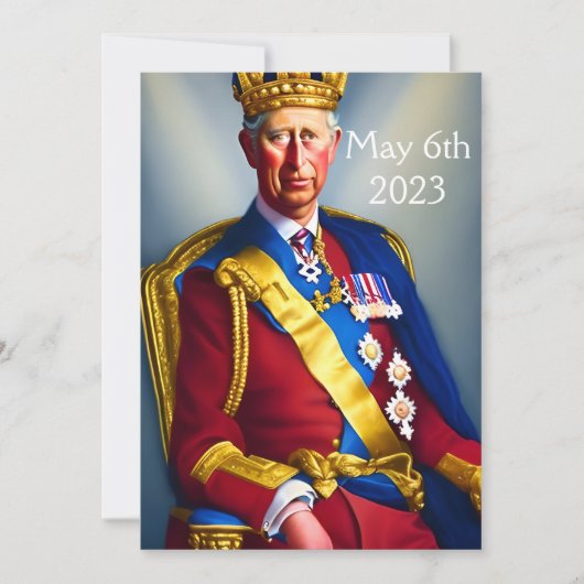 Invitation du Coronation Party (Devant)