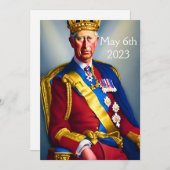 Invitation du Coronation Party (Devant / Derrière)