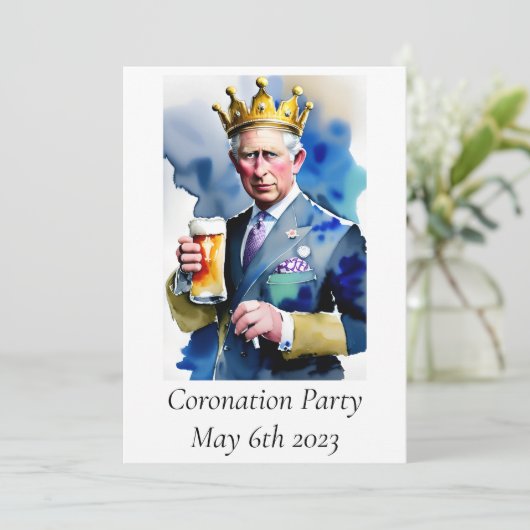 Invitation du Coronation Party (Debout devant)