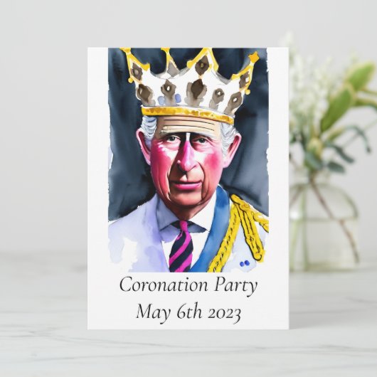 Invitation du Coronation Party (Debout devant)