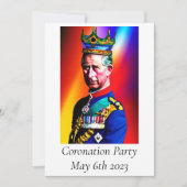 Invitation du Coronation Party (Devant)