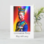 Invitation du Coronation Party (Debout devant)