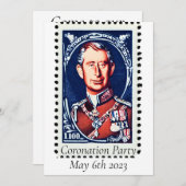 Invitation du Coronation Party (Devant / Derrière)