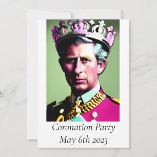 Invitation du Coronation Party