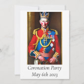 Invitation du Coronation Party (Devant)
