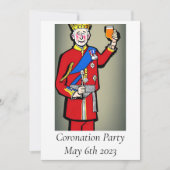 Invitation du Coronation Party (Devant)