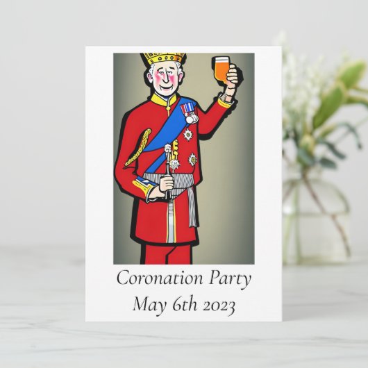 Invitation du Coronation Party (Debout devant)