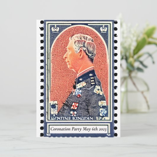 Invitation du Coronation Party (Debout devant)