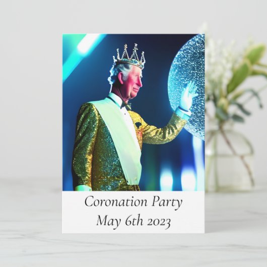 Invitation du Coronation Party (Debout devant)